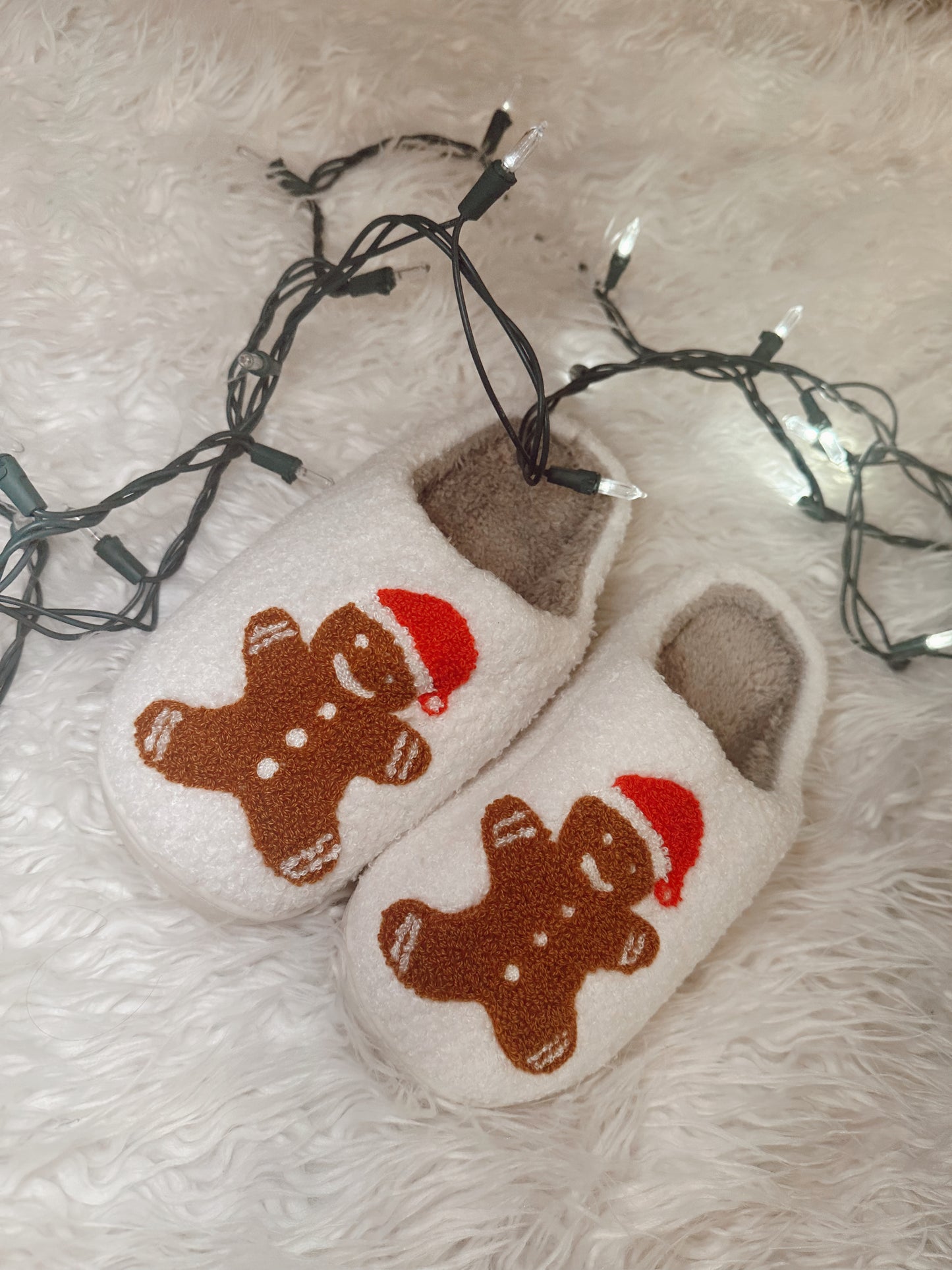 Holiday Fleece Sherpa Slippers