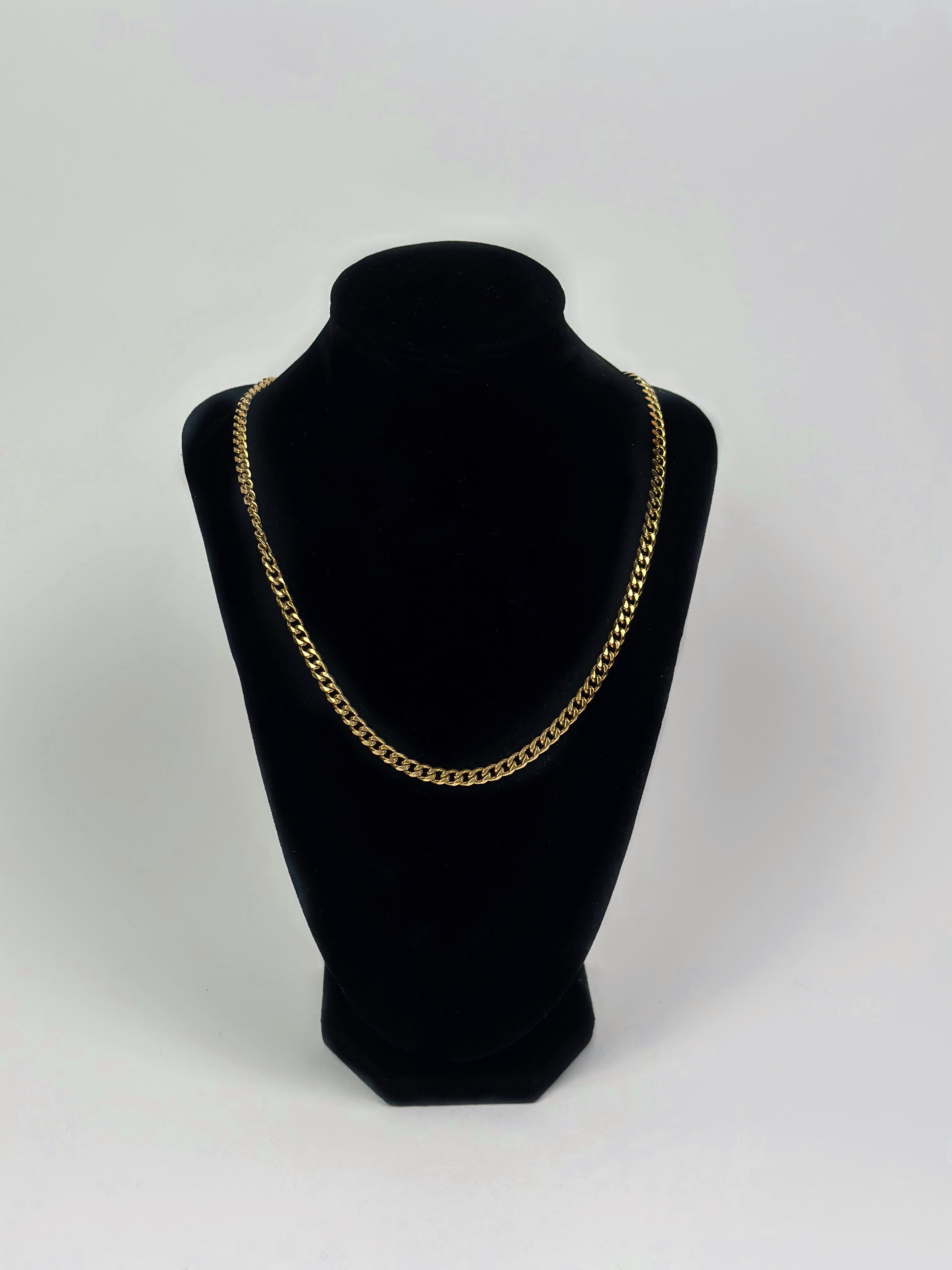 Men’s Shiny Cuban Chain Necklace