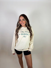 Slow Sunday Crew Neck- Cream