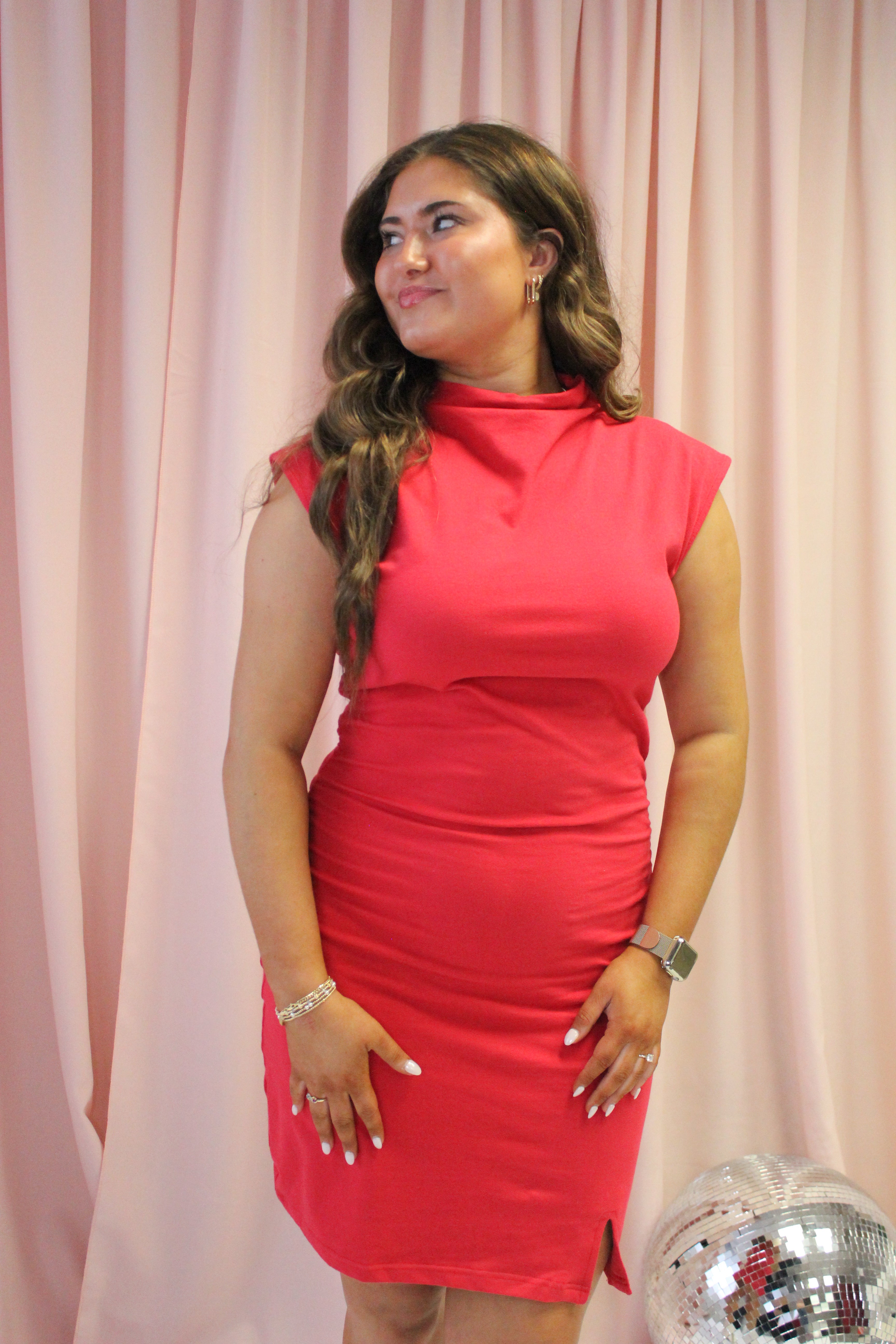 Queen of Hearts Ruched Dress