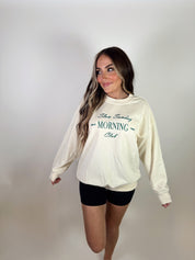 Slow Sunday Crew Neck- Cream