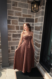 Lola Maxi Dress- Chocolate