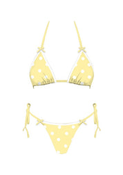 Buttercup Dot Bikini Set- Yellow