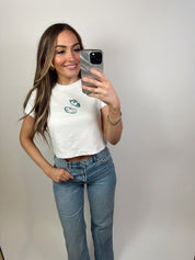 Oyster Baby Tee- White