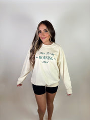 Slow Sunday Crew Neck- Cream