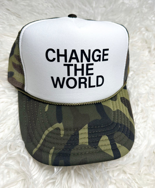 Change The World Trucker Hat