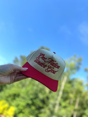 One Nation Under God Trucker Hat- Red