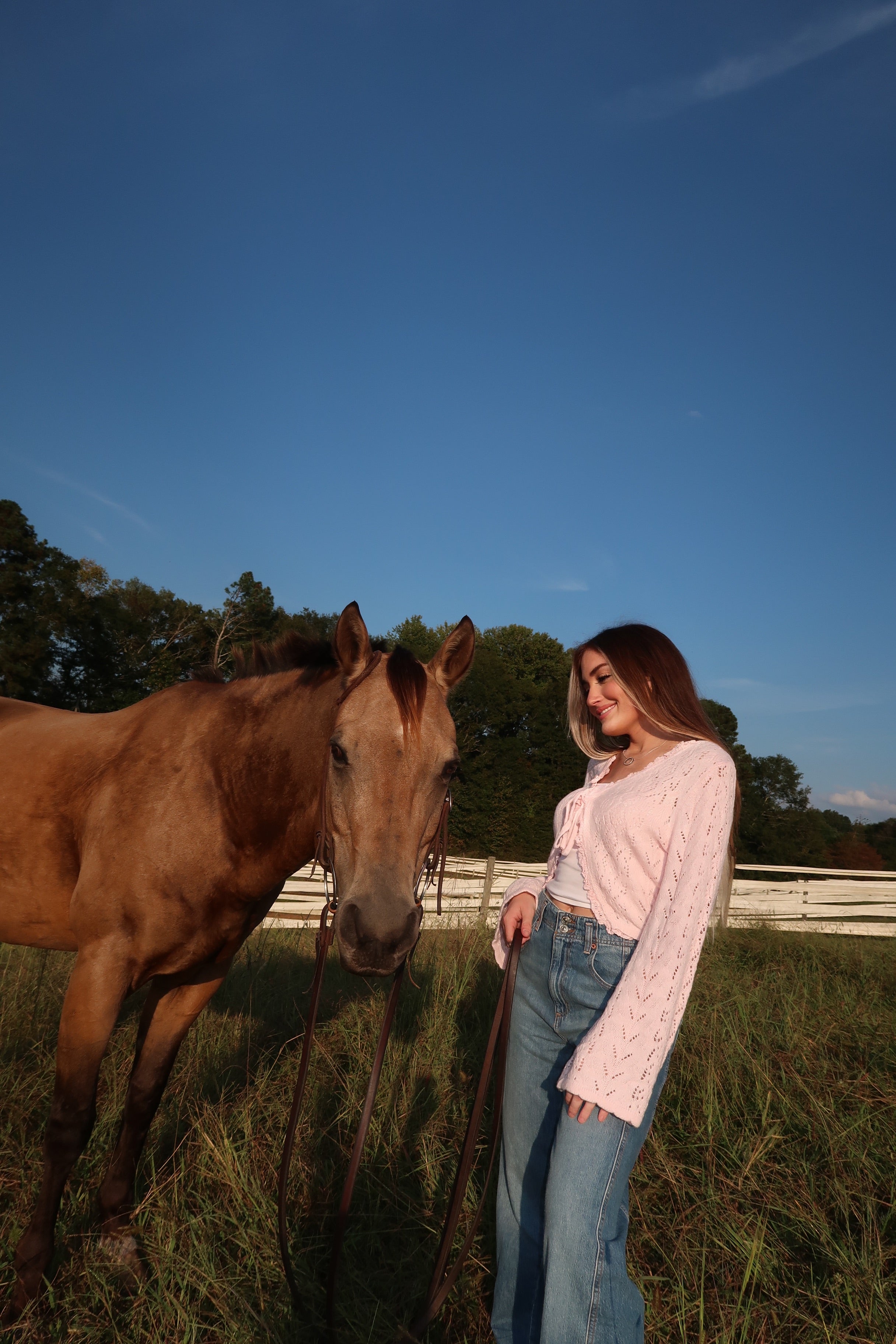 Alice Open Knit Tie Front Shrug- Baby Pink