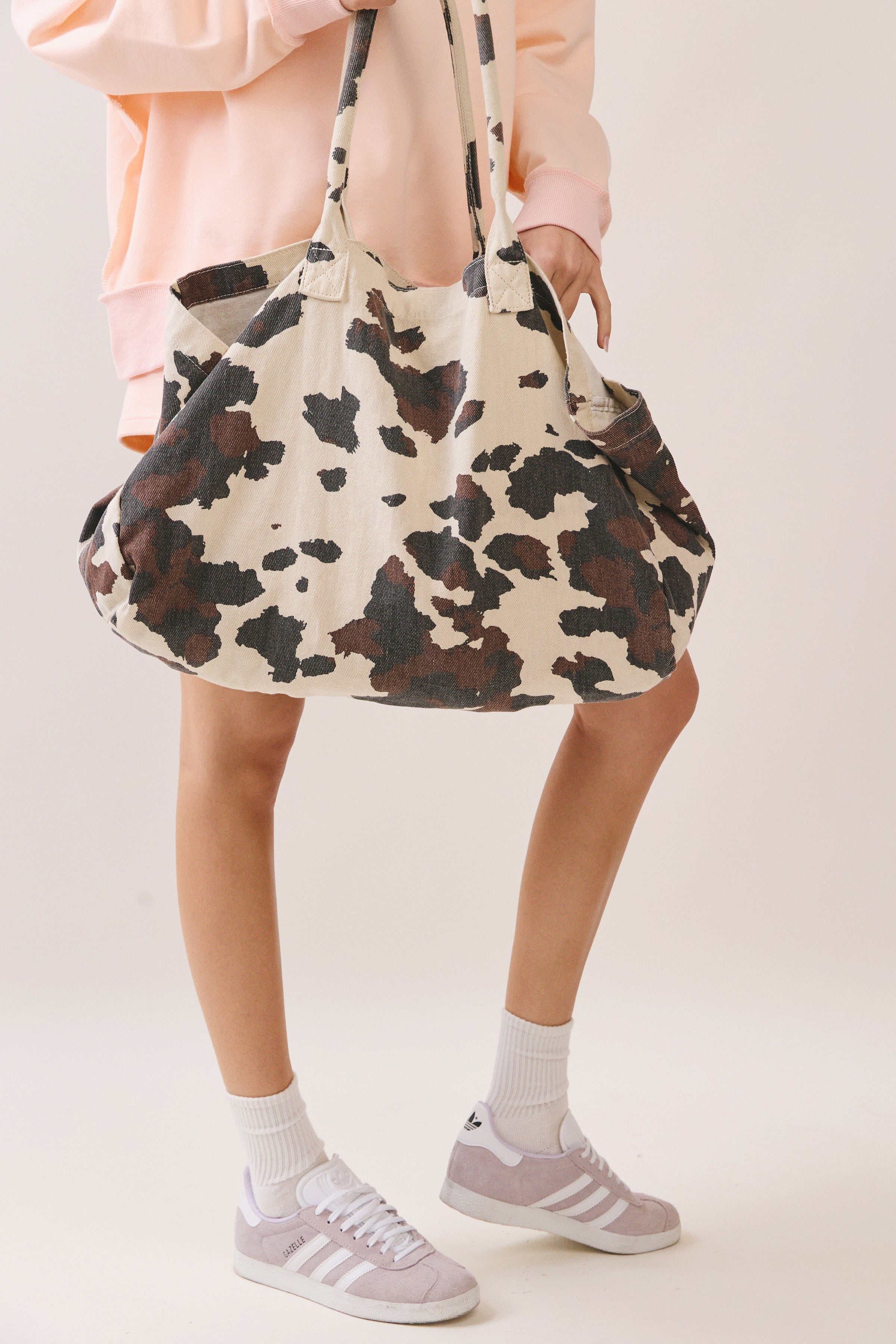 Cow Print Tote Bag