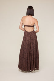 Lola Maxi Dress- Chocolate