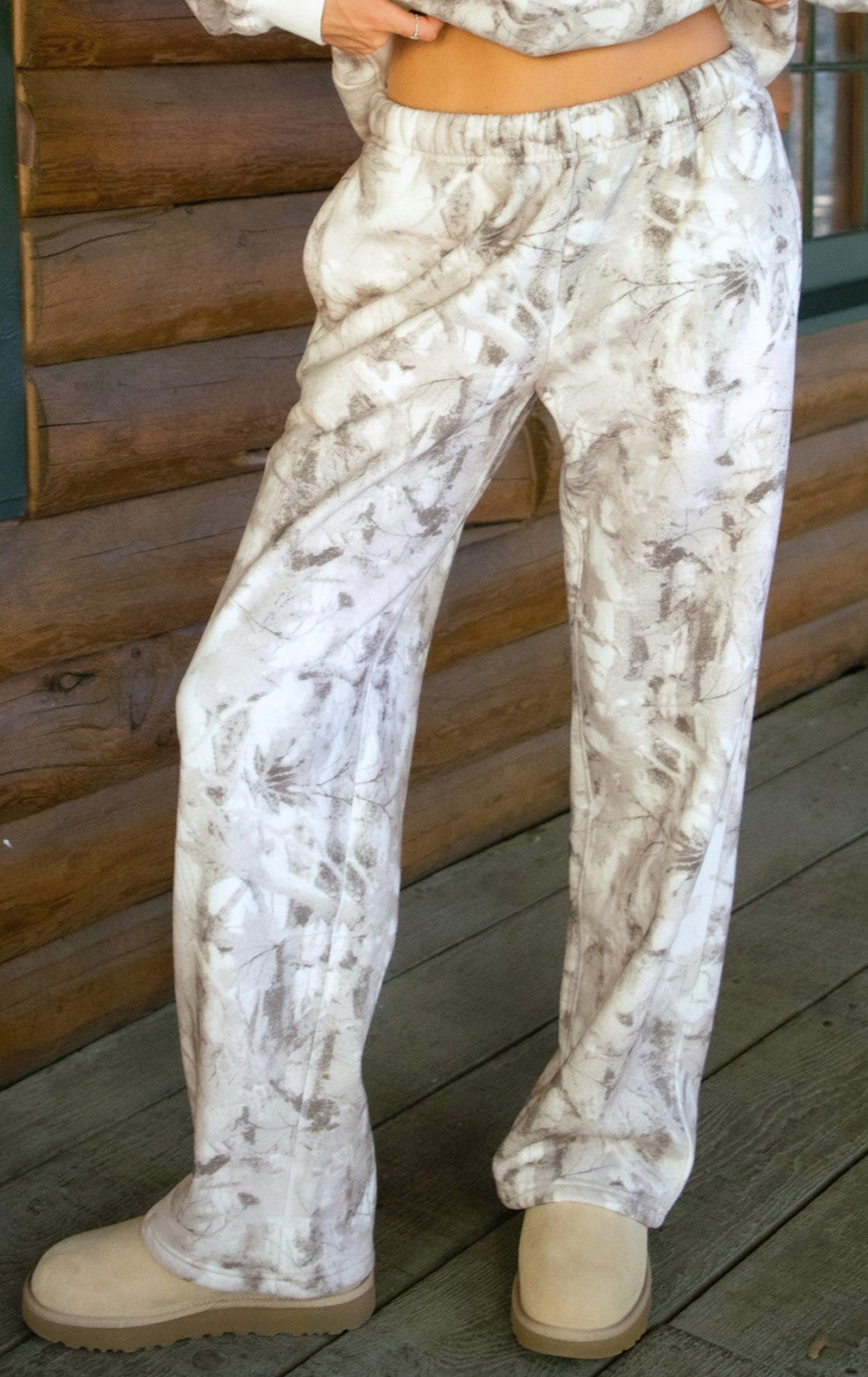 Indy Camo Fleece Sweatpants- Light Camo