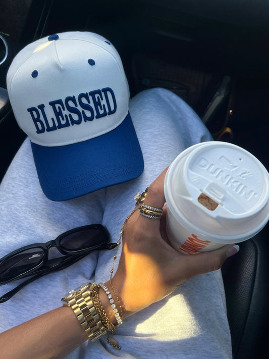 Blessed Trucker Hat- Blue