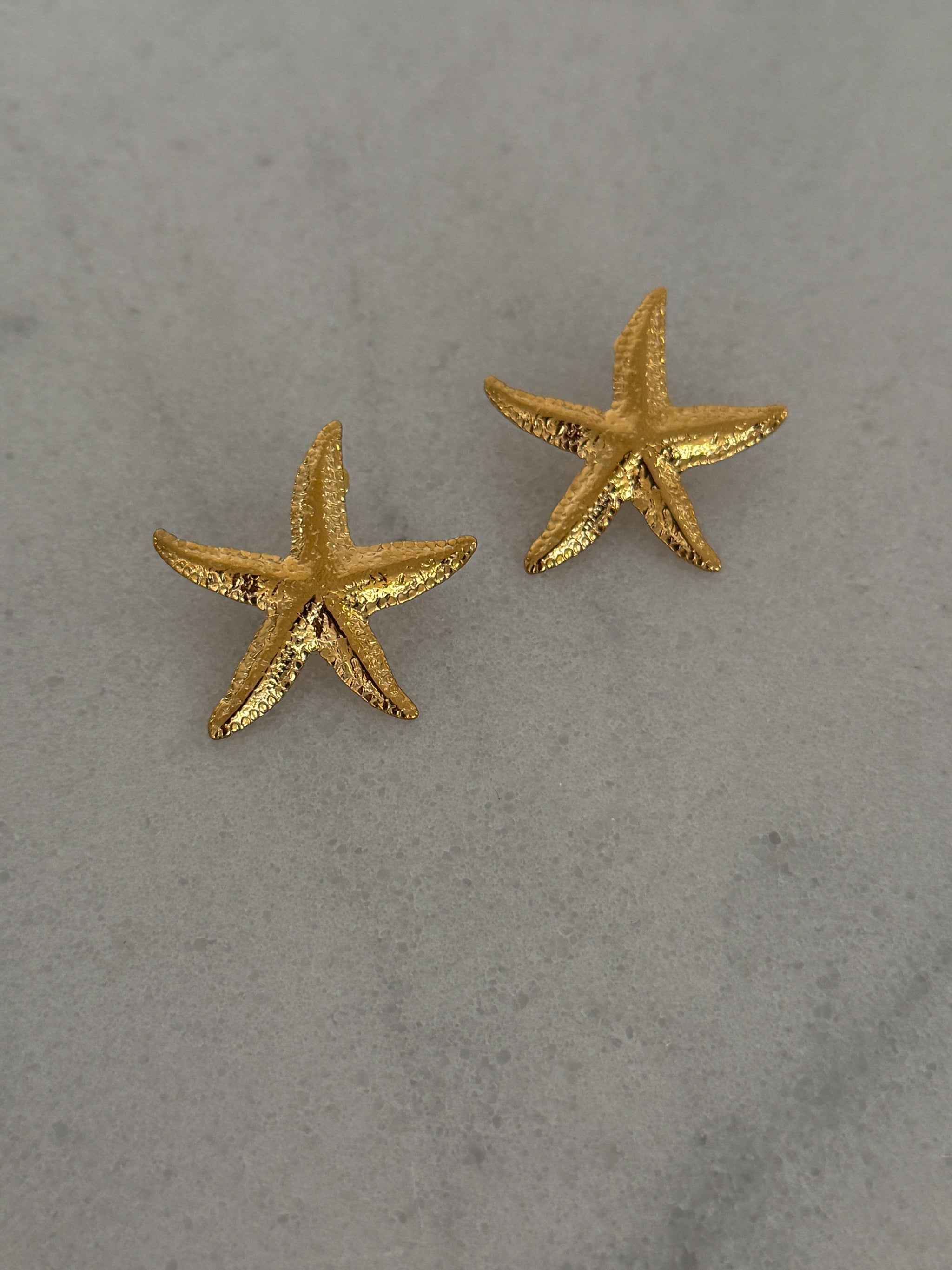 Starfish Earrings- Gold