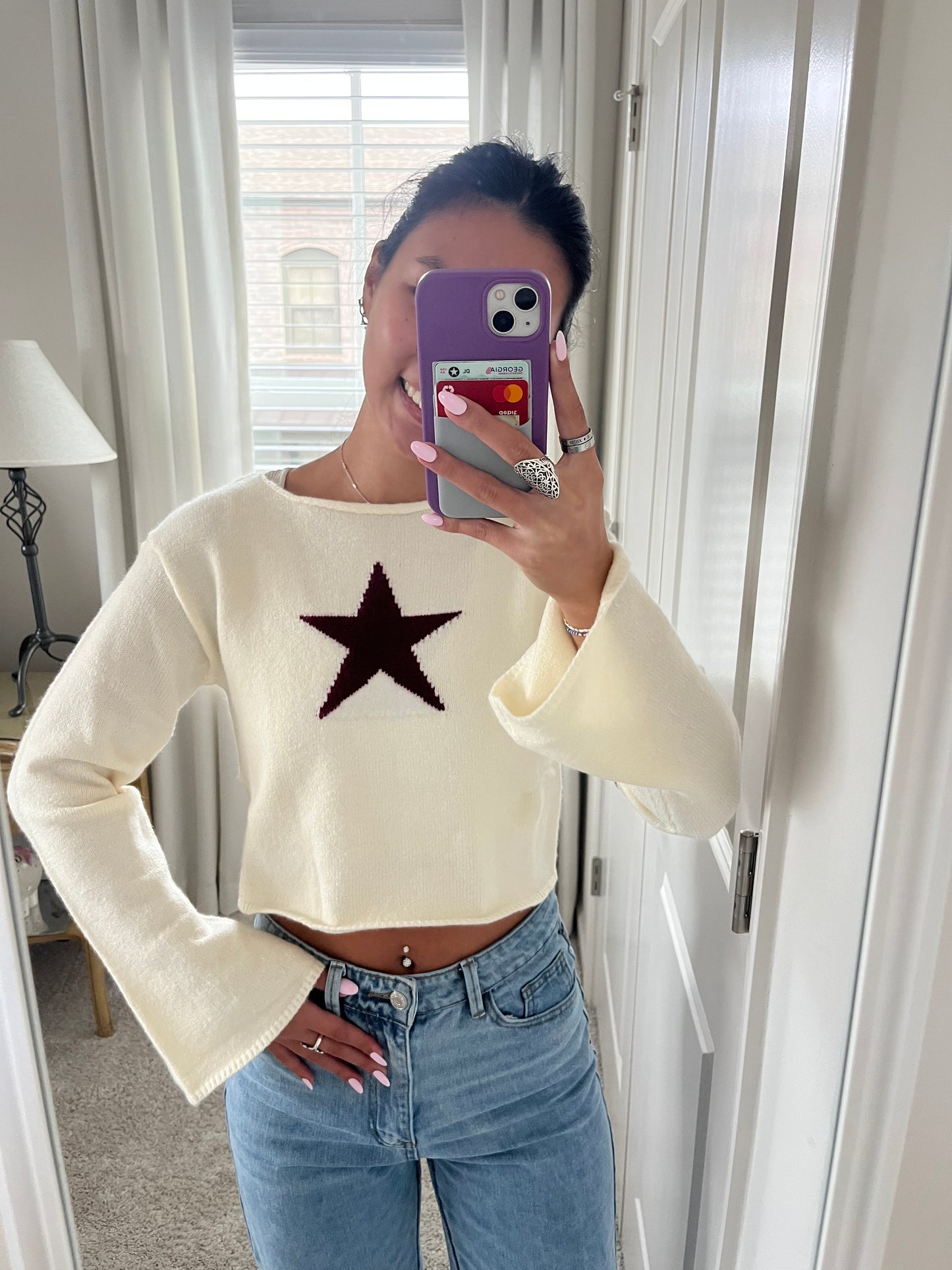 Sienna Star Knit Top