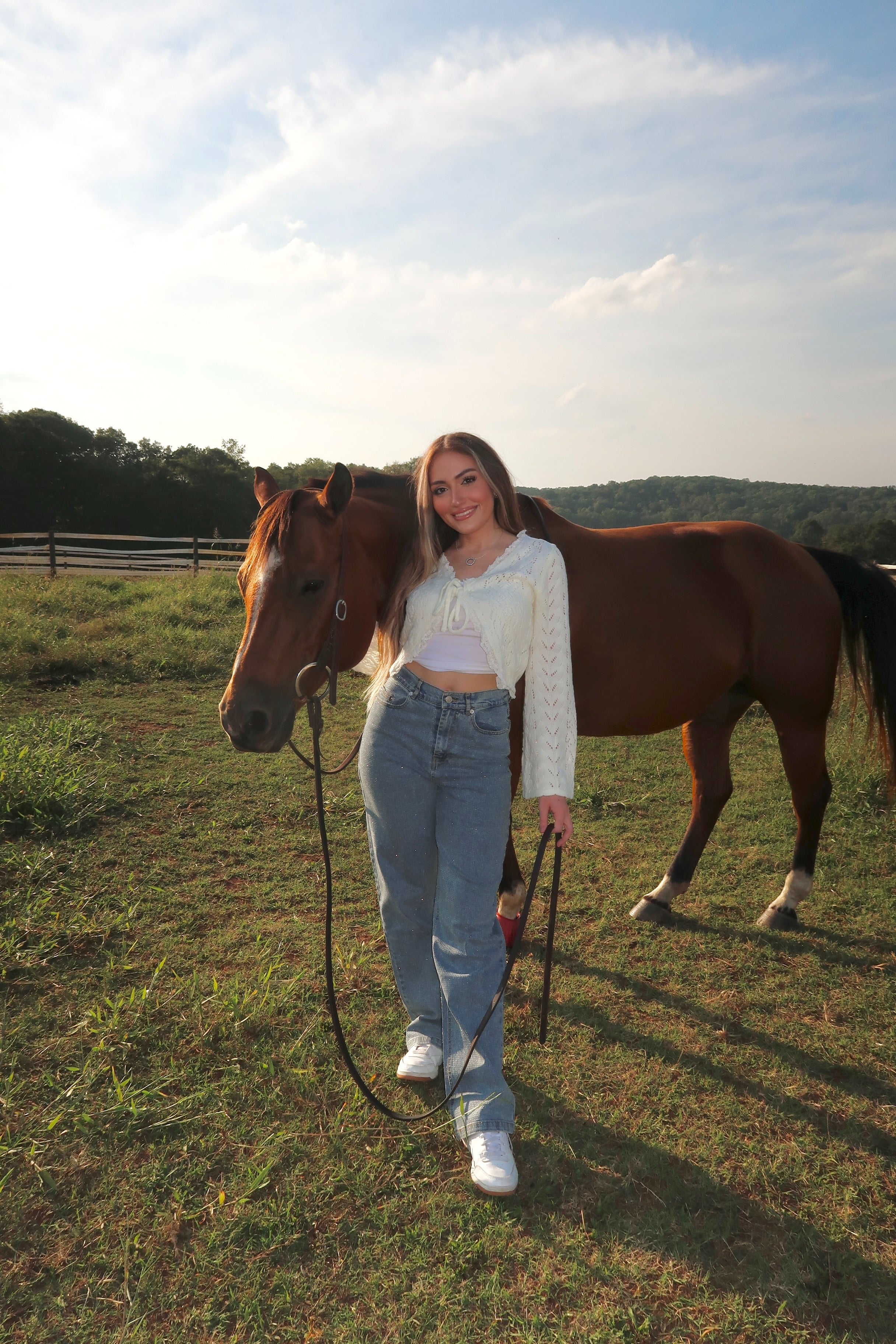 Alice Open Knit Tie Front Shrug- Ivory