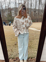 Hope V-Neck Plush Sweater