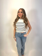 Celeste Stripe Sweater Vest