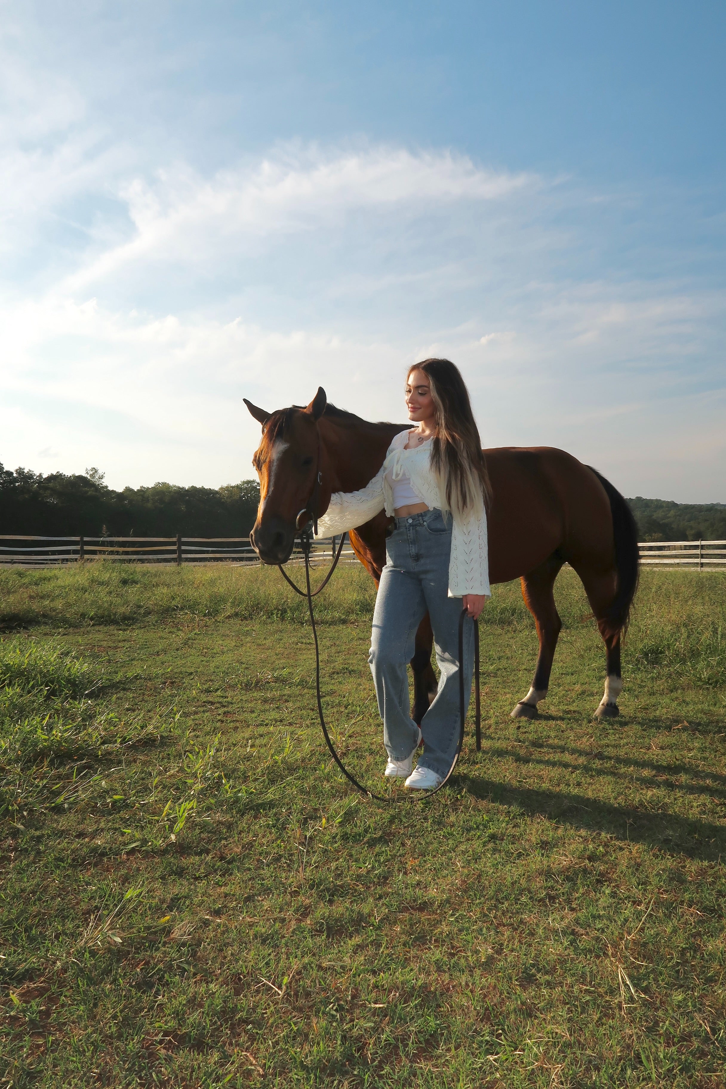 Alice Open Knit Tie Front Shrug- Ivory