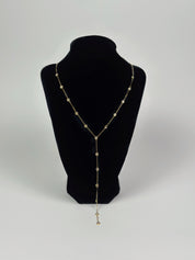 Layered Y Diamond Necklace