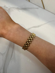 Gold Watch Band Bracelet