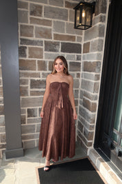 Lola Maxi Dress- Chocolate
