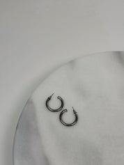 Small Silver Hoops