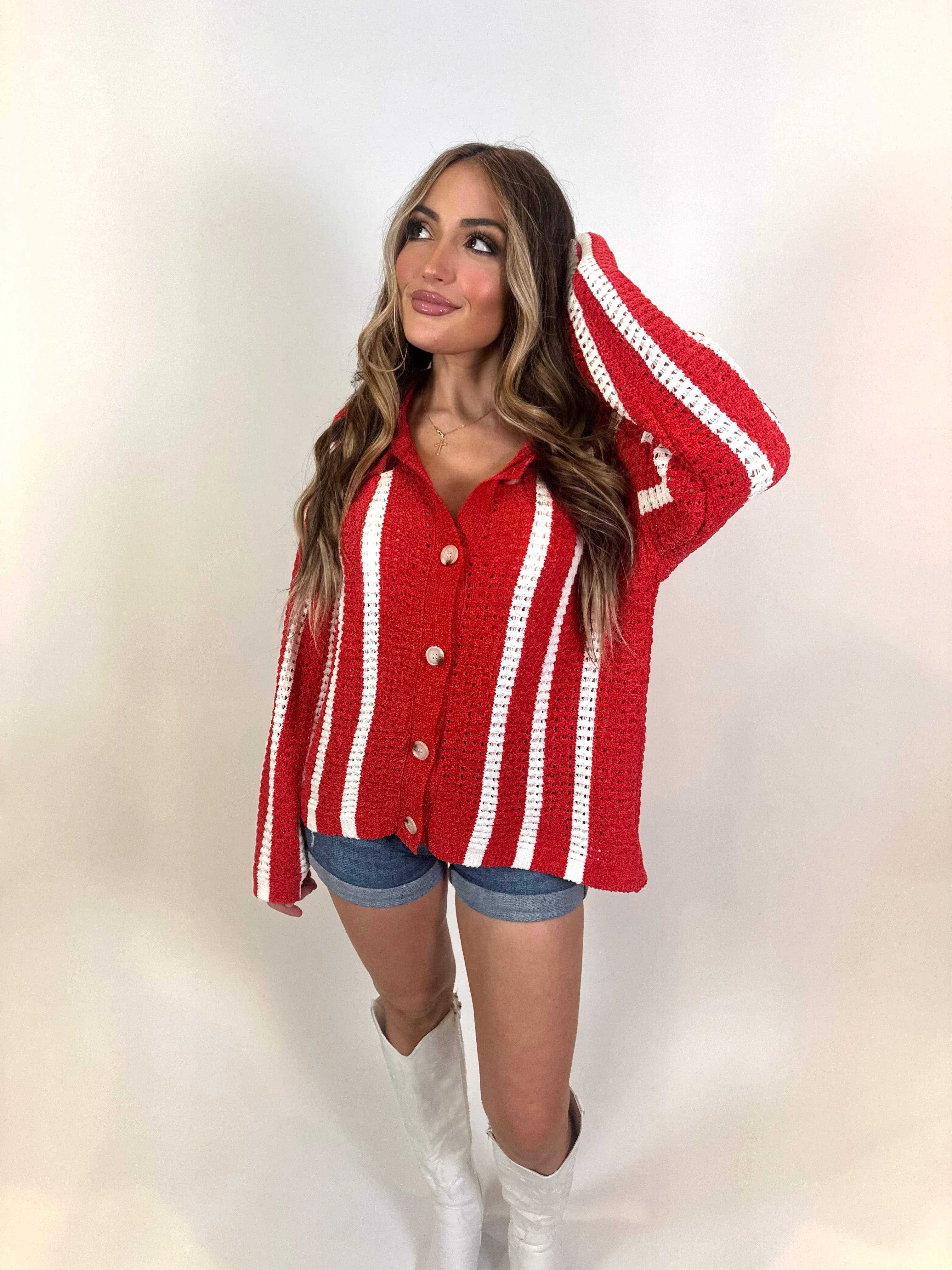 Dottie Oversized Chenille Cardigan