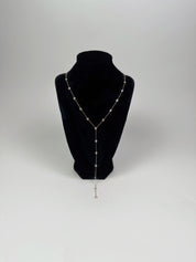 Layered Y Diamond Necklace