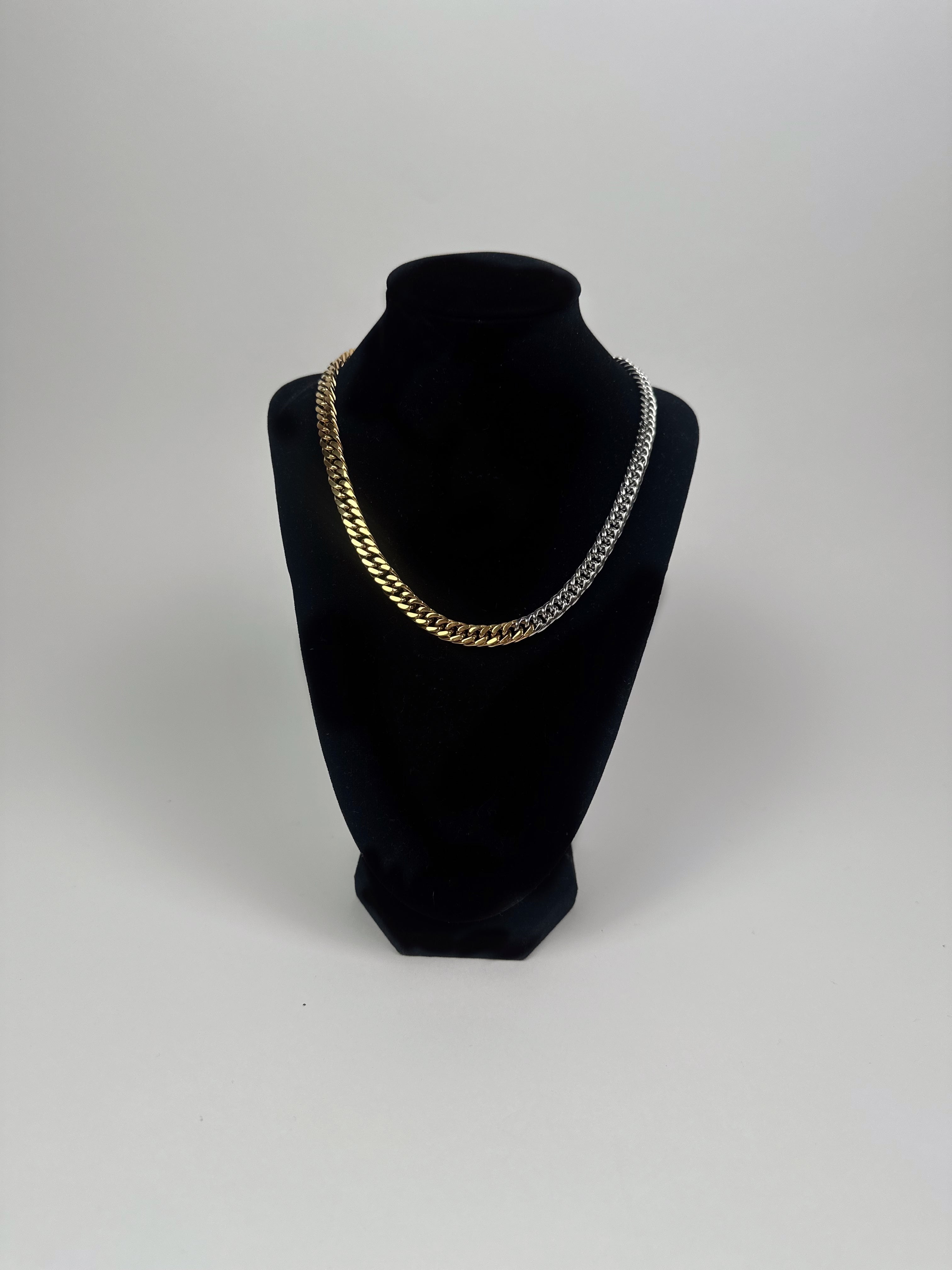 Shiny Two Tone Necklace