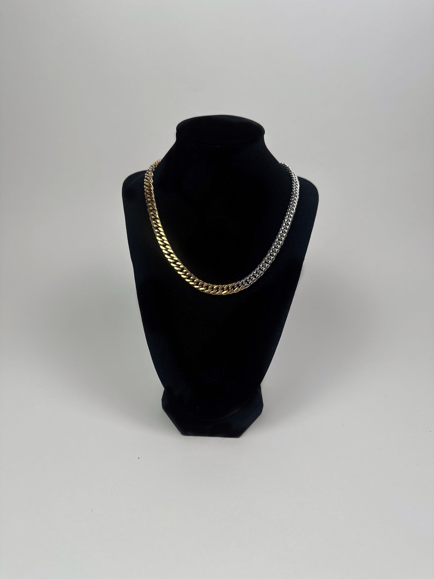 Shiny Two Tone Necklace