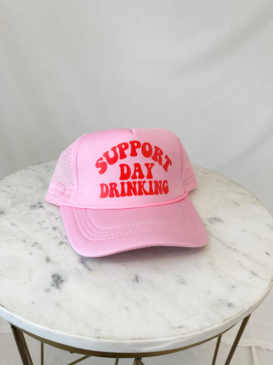 Support Day Drinking Trucker Hat