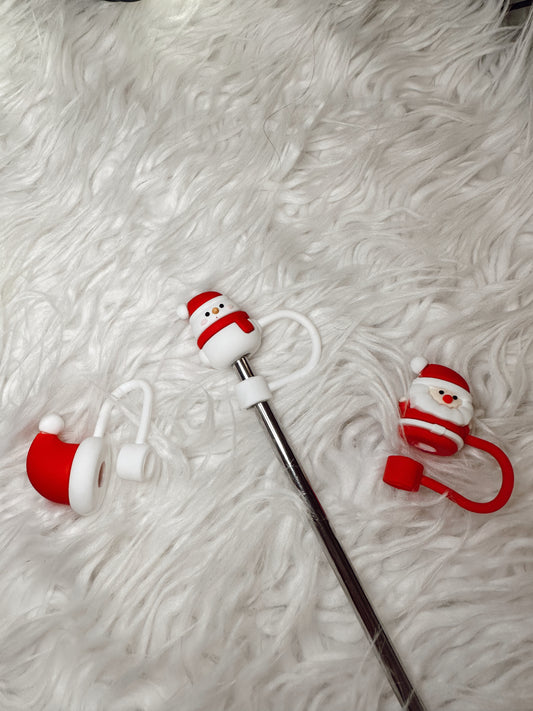 Christmas Straw Toppers