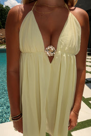 Lumi Flowing Romper- Light Yellow