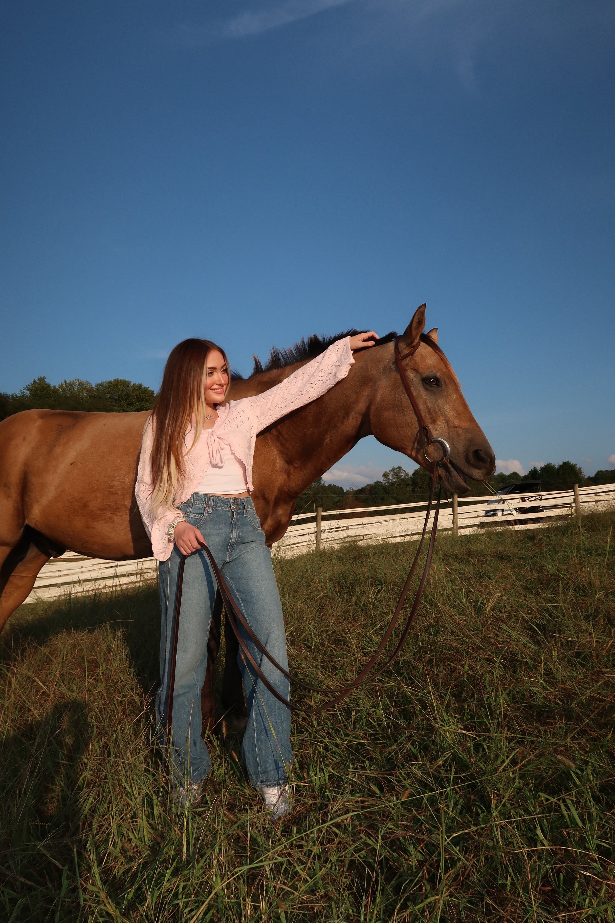 Alice Open Knit Tie Front Shrug- Baby Pink
