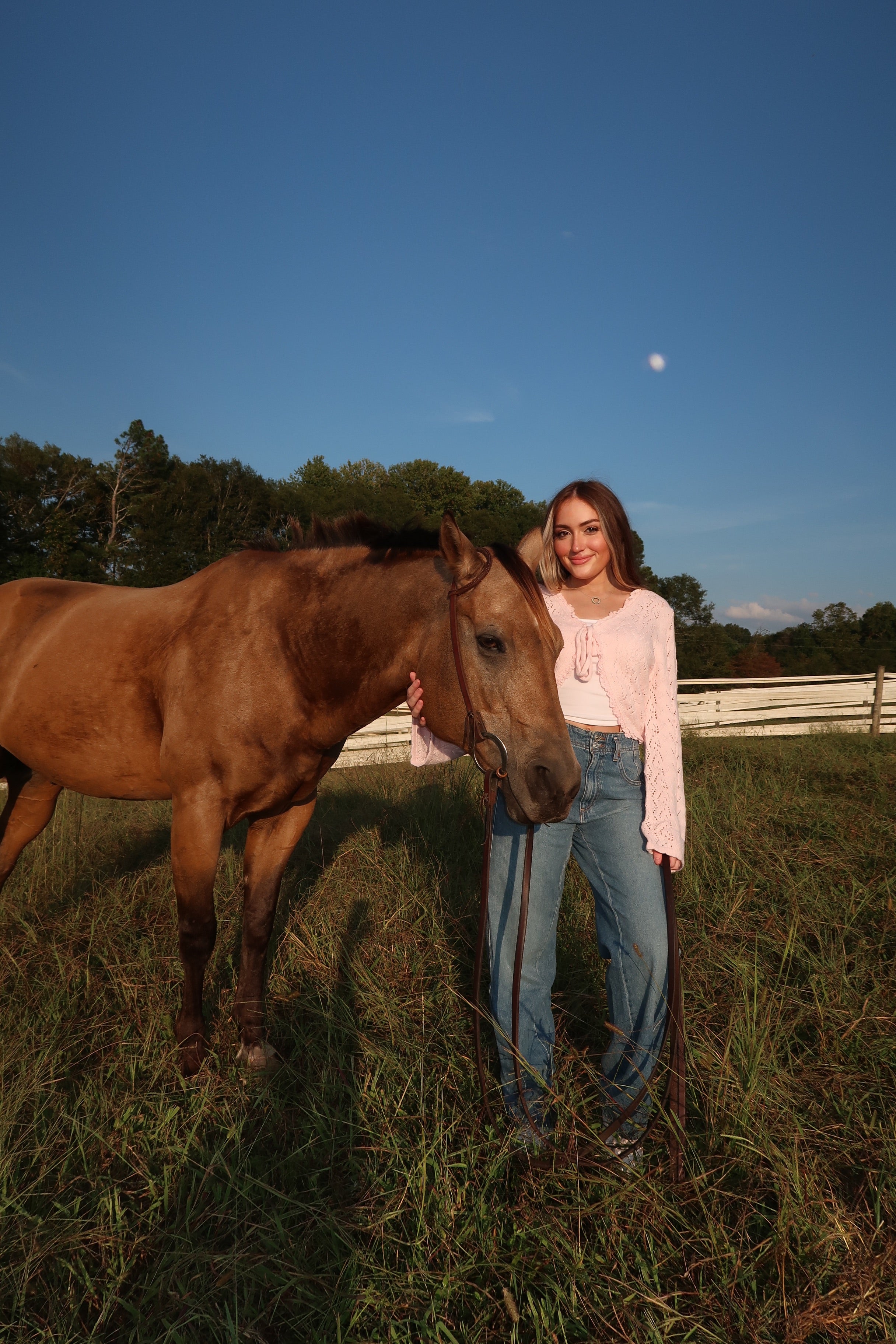 Alice Open Knit Tie Front Shrug- Baby Pink