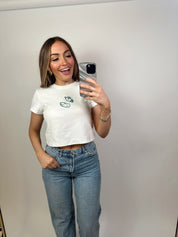 Oyster Baby Tee- White