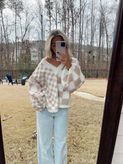 Hope V-Neck Plush Sweater