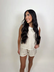 Camila Crochet Set- Taupe