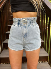 Lucy High Waisted Denim Shorts