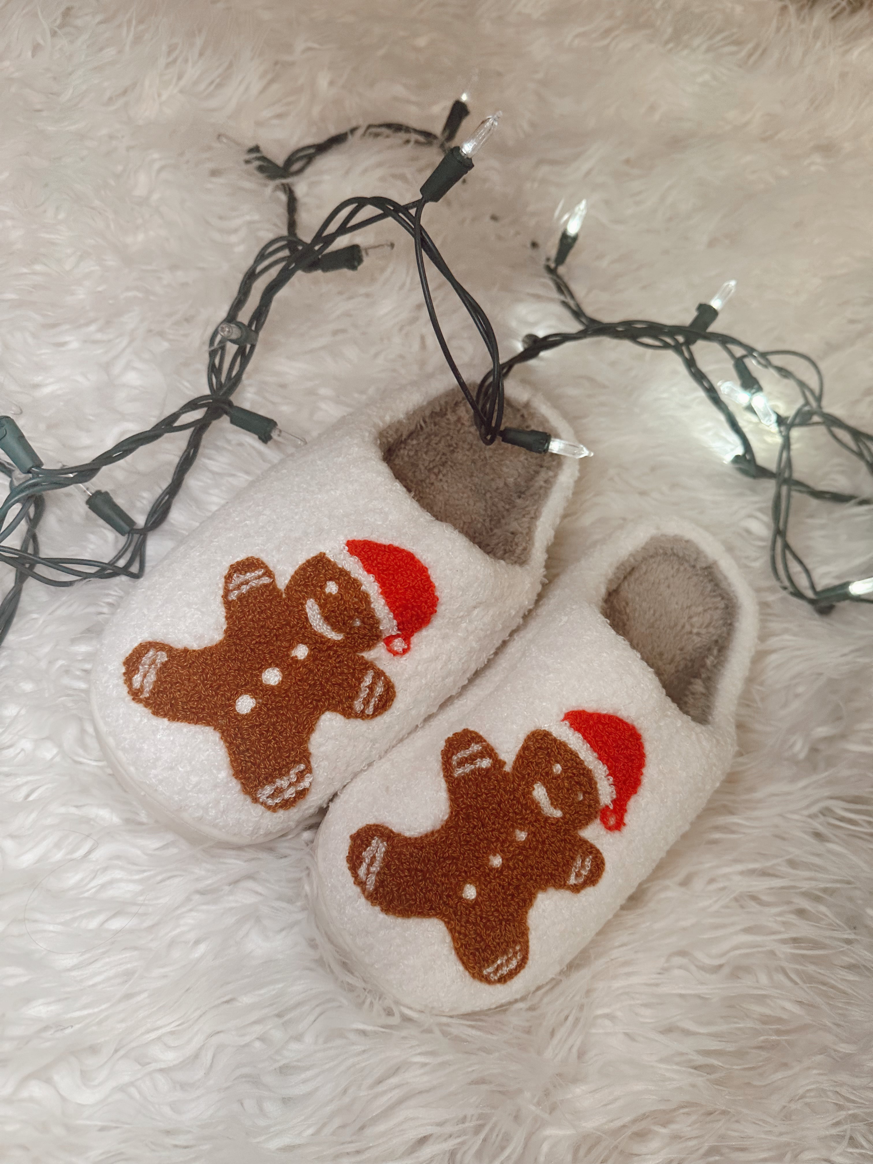 Holiday Fleece Sherpa Slippers