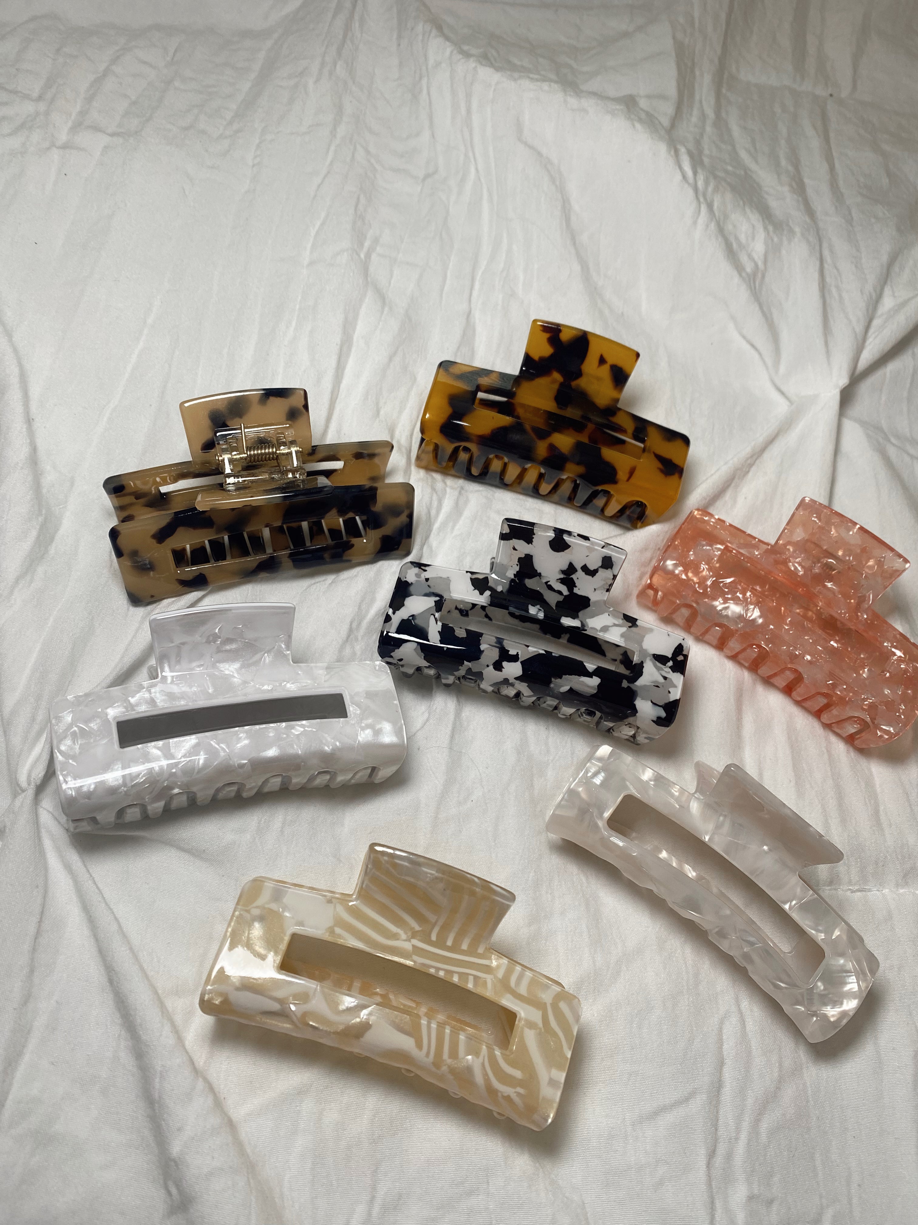 Tortoiseshell Patterned Claw Clip